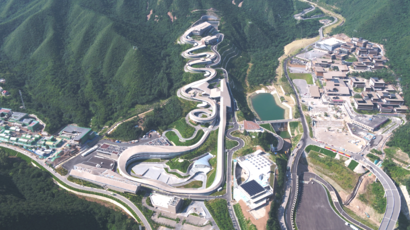 國(guó)家雪車(chē)雪橇中心項(xiàng)目全景圖